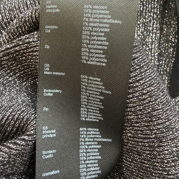 Maje, Short glittery knit dress, MSRP $345 - Picture 16 of 16